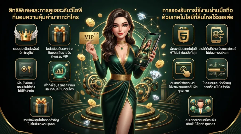 สิทธิพิเศษและการดูแลระดับวีไอพี