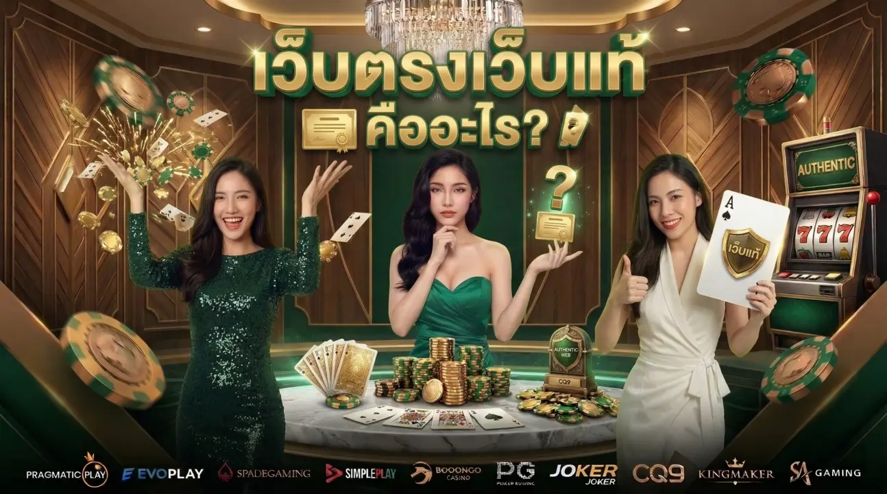 เว็บตรงเว็บแท้ คืออะไร